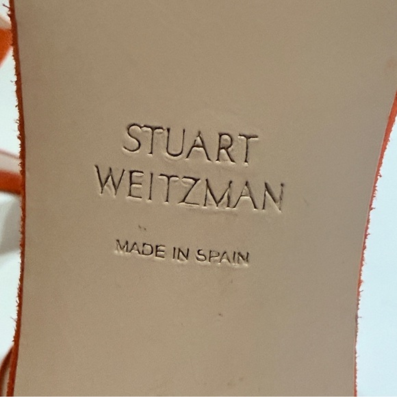 STUART WEITZMAN | Nudist Curve Suede Heels - Picture 7 of 7